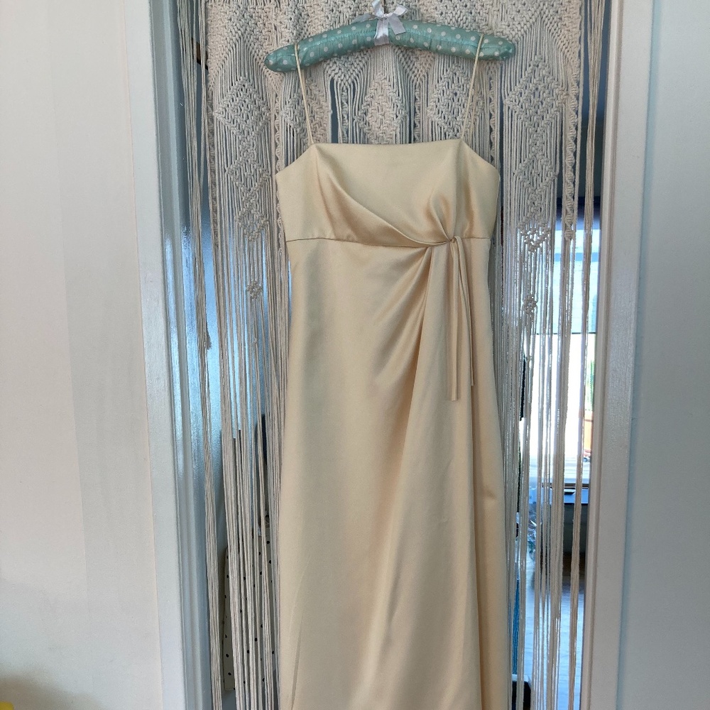 Vera Wang ~ Cream Formal  Dress SZ 4 Prom/Wedding - Picture 5 of 14